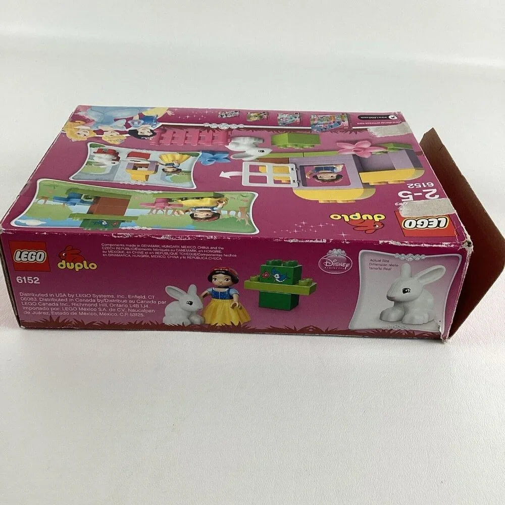 Lego Duplo Snow White's Cottage Preschool Building Toy Disney Princess 6152